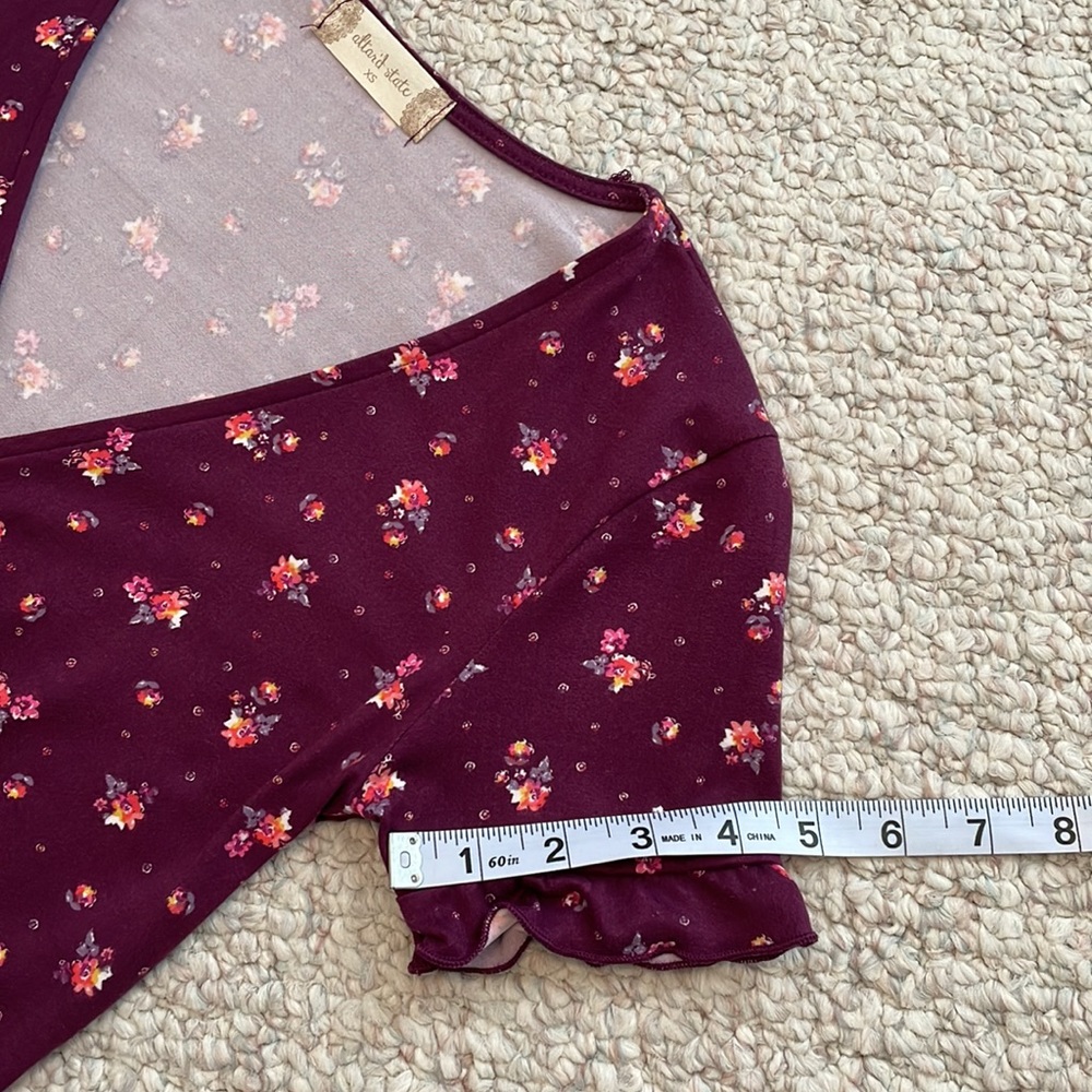 Altar’d State floral wrap dress - Picture 7 of 14